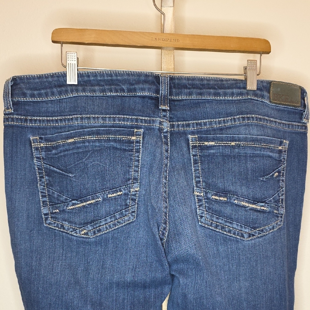 BKE Women's Classic Blue Straight Leg Jeans